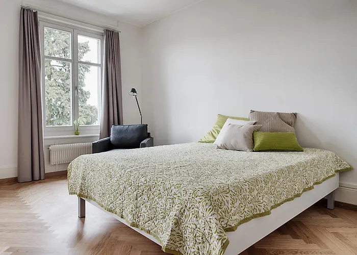 לינה וארוחת בוקר Am Pavillon Bed & Kitchen ברן